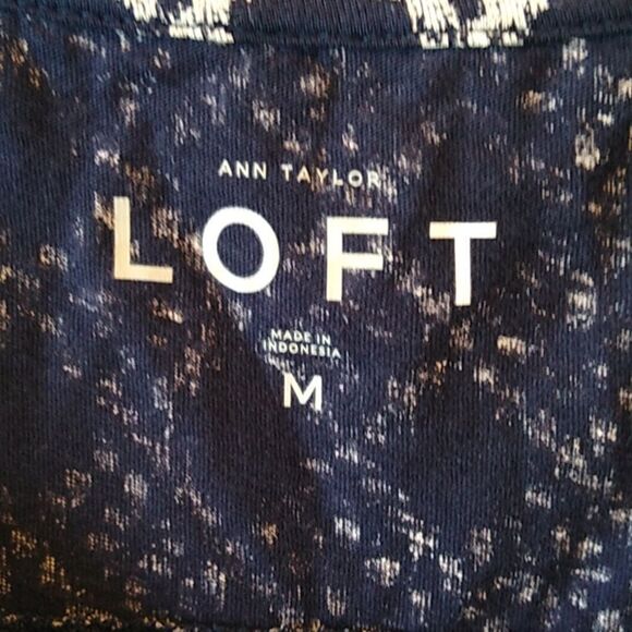 Loft Sleeveless Asymmetrical Cotton & Lace Women's M Top - Picture 2 of 7